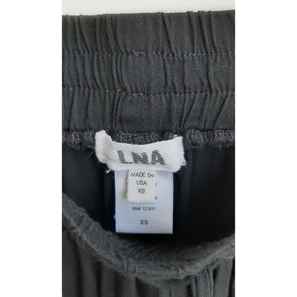 LNA  Owen Black Drawstring Pull On Pants Size XS - Picture 7 of 7